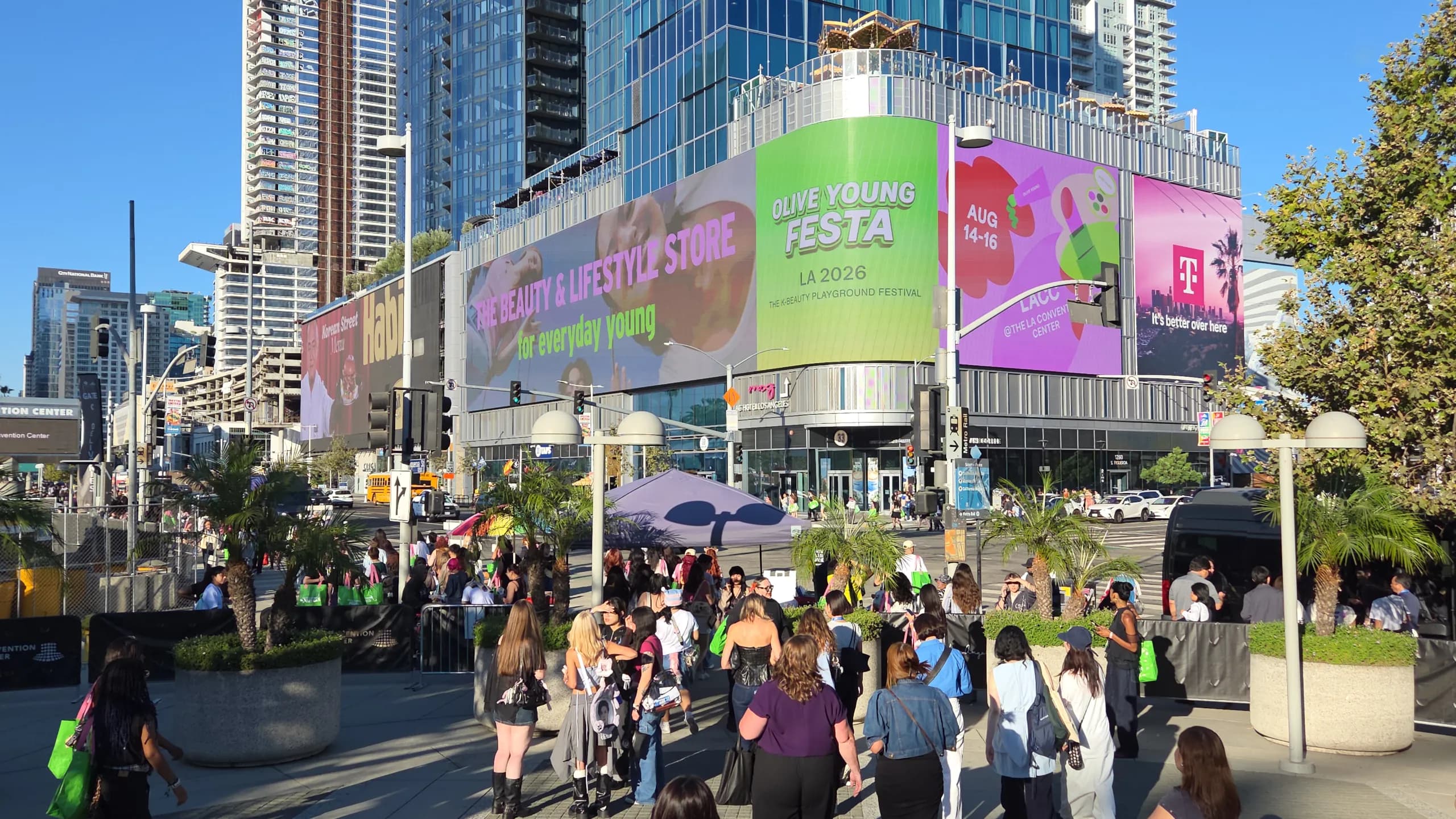 How Was the Olive Young LA OOH Campaign Planned?